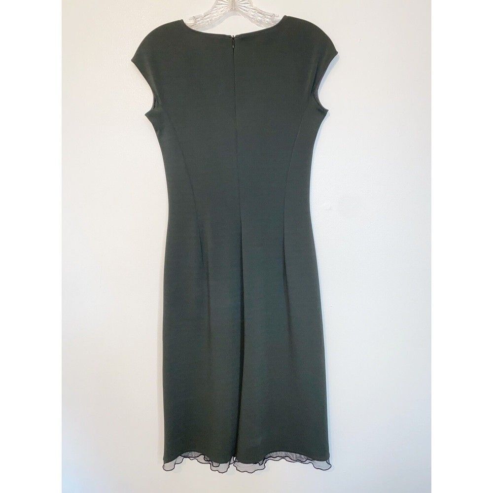 Vintage Valentino Miss V Gray Pencil Dress Small - Picture 3 of 7